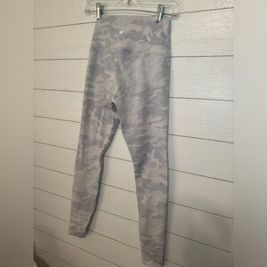 High waisted lululemon camo leggings! Barely worn!